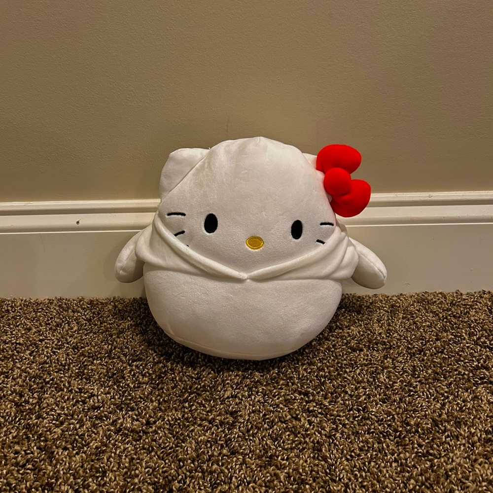 Hello Kitty Squishmallow Cinnamaroll Hoodie Plush Small 8”